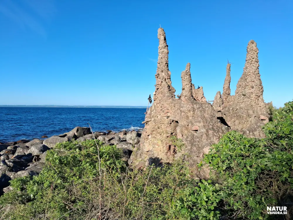 Vy mot Arx från klipporna på Kullaberg