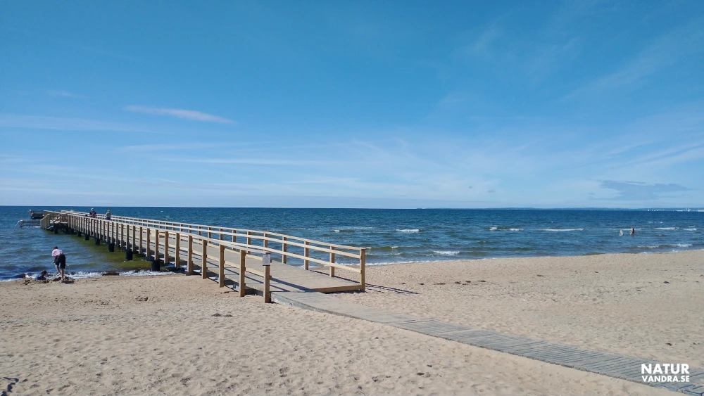 Badbryggan vid Mellbystrand