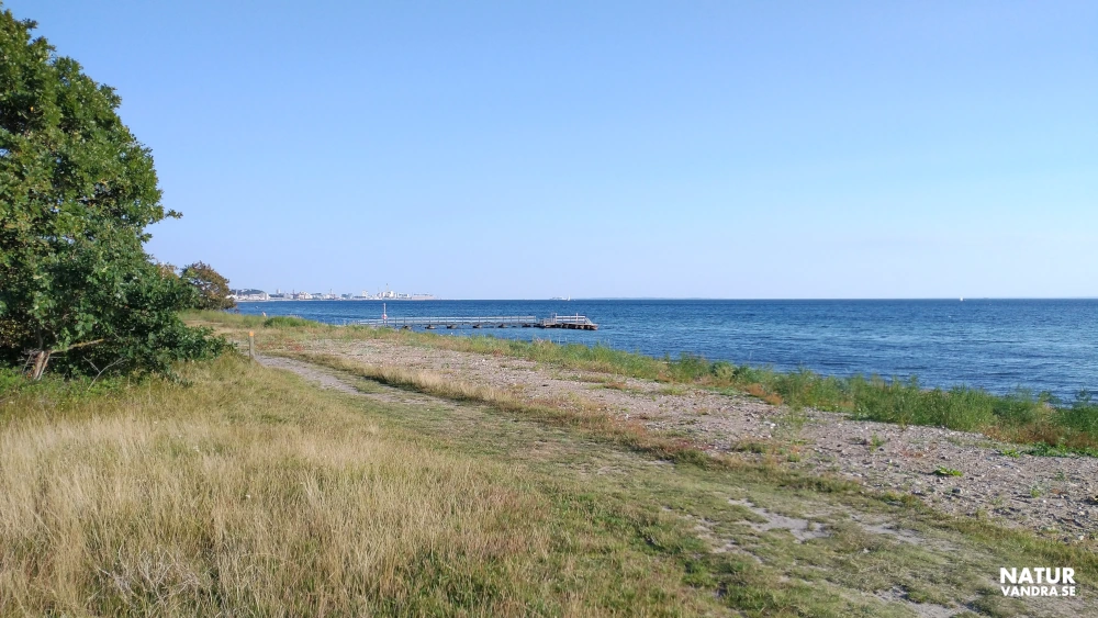 Badbrygga vid Laröd i Skåne