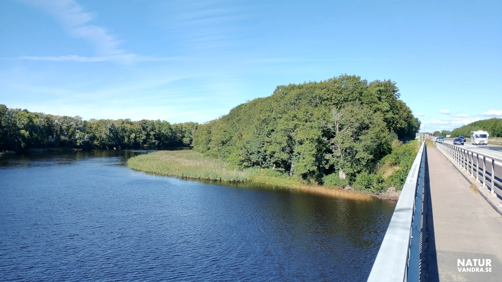 Utsikt mot Lagans mynning vi Snapparp