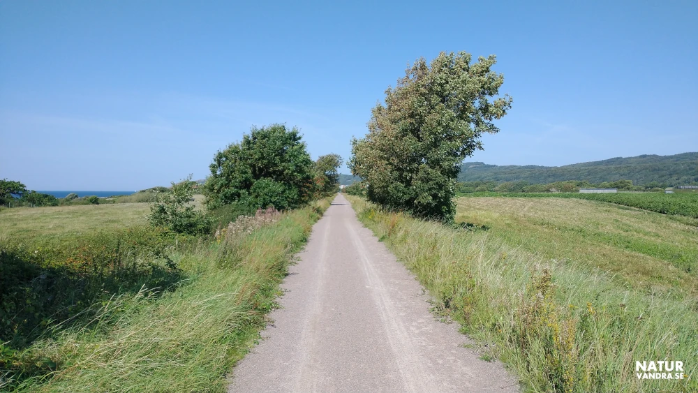 Cykelväg längs gammal banvall till Mölle Skåne