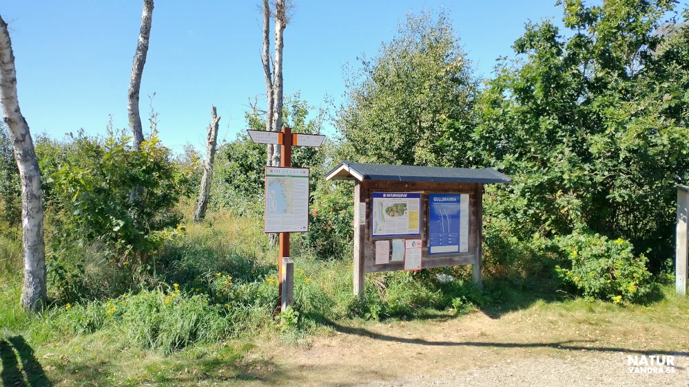Informationsskylt Gullbranna naturreservat