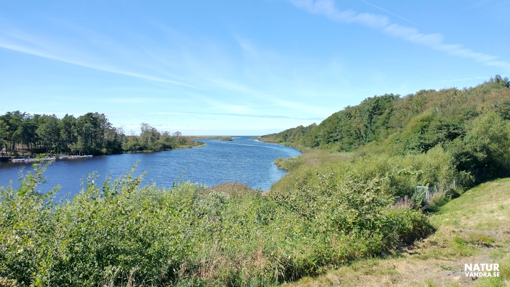 Utsikt mot Lagans mynning vi Snapparp