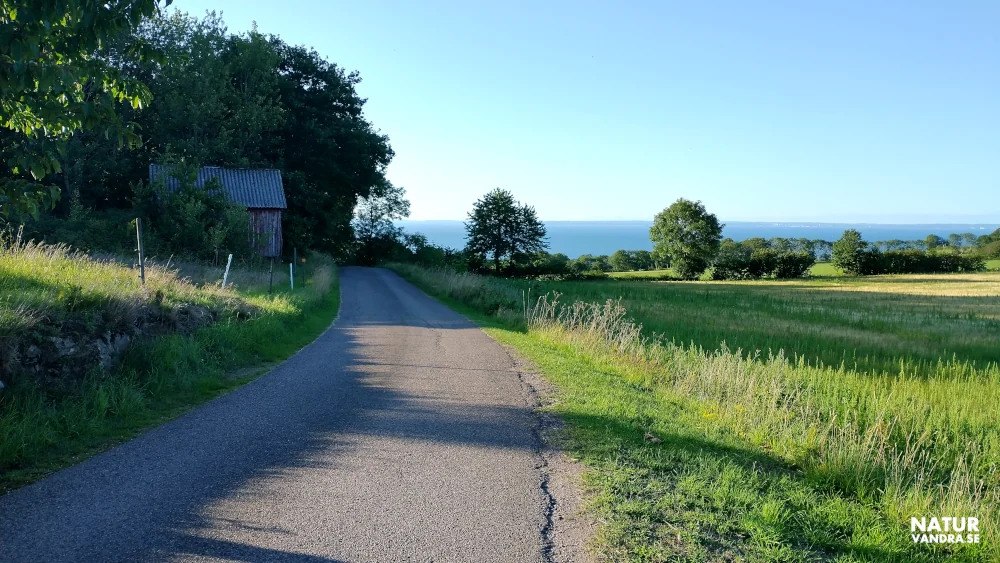 Utblick från Bjärehalvön mot Laholmsbukten